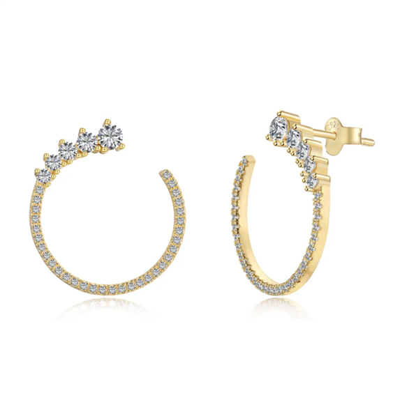 Ohrringe CikOrefice Gioielli Dame in Silber Cubic Zirconia EEDWG01 - EEDWG01